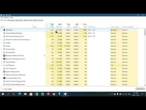 Windows 10 Task Manager Part 1 What are processes and what do the numbers mean