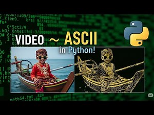 Turn Any Video Into ASCII Art 🎨 | Python Tutorial in VS Code