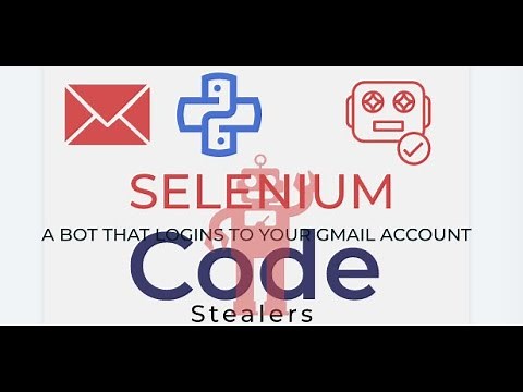 How to create a bot in python that logins to gmail accounts.AUTOMATION IN PYTHON USING SELENIUM