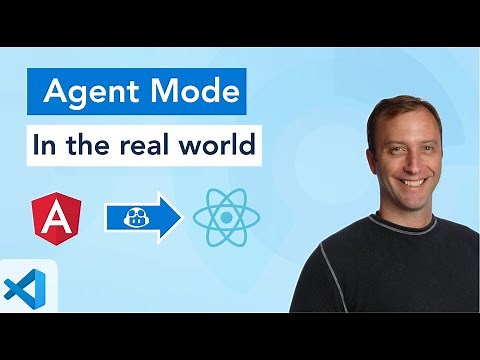 Turning an Angular application into React using VS Code Agent mode