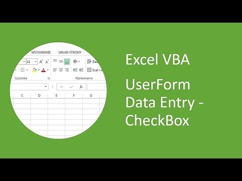 Excel UserForm Data Entry (VBA) #4 - CheckBox