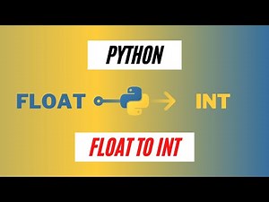 How To Turn Float Into Int Python