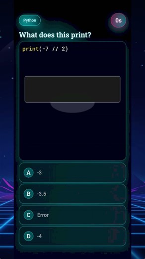 10-Second Code Quiz #5 (Python)