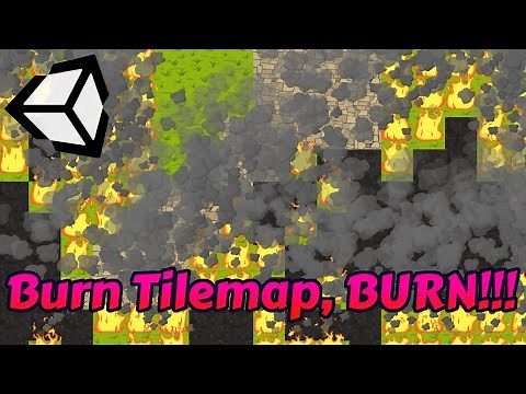 How to change tiles at runtime in Unity (Burn your tilemap!)