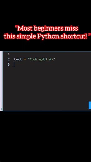 Python String Reverse Trick Every Beginner Must Know| Quick Coding Tip #shorts #python #codingwithpk