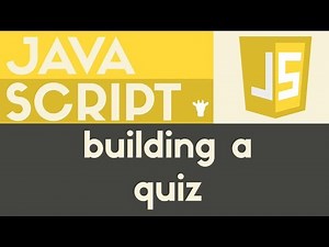 Building a Multiple Choice Quiz | Javascript | Tutorial 24