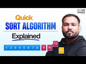 Quick Sort Algorithm Explained | DSA With Python (Step-by-Step)