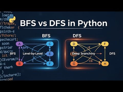BFS VS DFS in python.