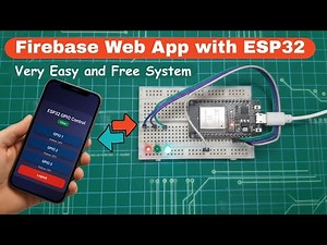 Firebase Web App + ESP32 Control | Real-Time IoT Dashboard (GitHub Hosted Tutorial)