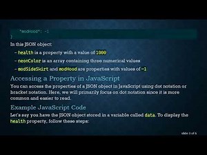 How to Easily Access and Display a Property from JSON Data in JavaScript
