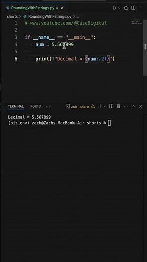 Rounding Numbers Like a PRO in Python with FStrings