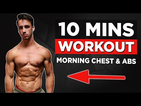 10 MIN HOME CHEST & ABS WORKOUT (NO EQUIPMENT!)