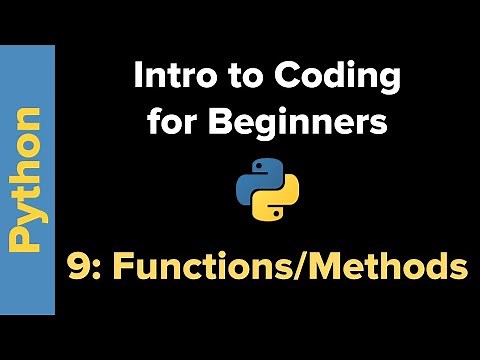 Basic Python 3 for Beginners 9: Functions