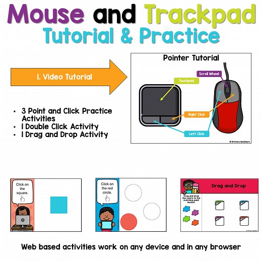 Mouse and Trackpad Tutorial and Practice - Tech Skills for Kids