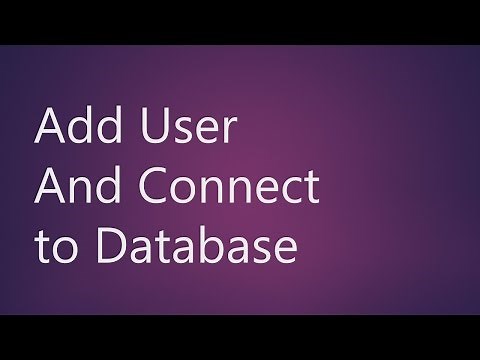 MySQL Workbench Add User and Connect to Database