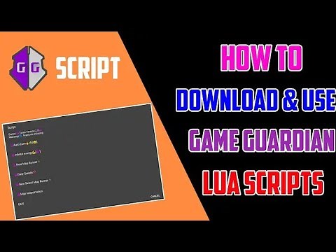 How to use lua script in Game Guardian | 2024 Full Tutorial