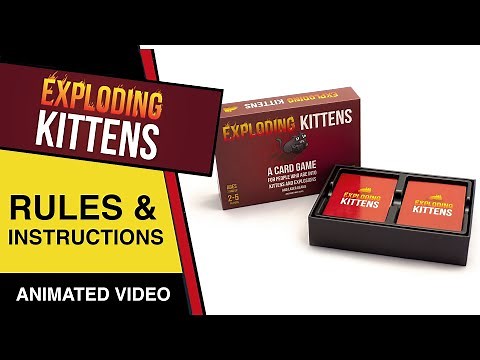 How to play Exploding Kittens | Learn Exploding Kittens card game rules & regulations.