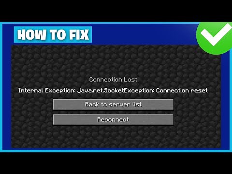 FIX Minecraft Internal Exception Java.net.socketexception Connection Reset - NEW 2026