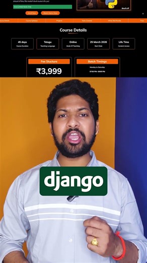 Basic to Advanced Python Programming | Telugu