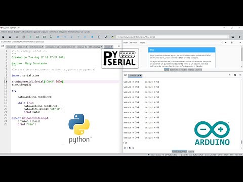 Pyserial para adquisición de datos (potenciómetro) con arduino y python