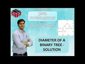 Diameter of a Binary Tree | Solution | Binary Tree | Data Structures and Algorithms in JAVA