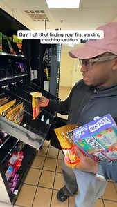 Day 1 of 10 of teaching you how to place your first vending mahcine Remember foot traffic, seclusion, long hours Don’t buy the vending machine location first Comment “Vendaura” for my vending mahcine cheat code | Donald Luxama