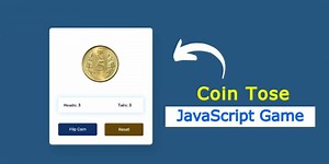 Coin Toss Game using JavaScript & CSS