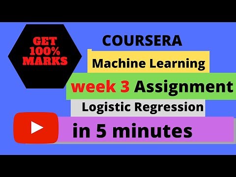 Coursera machine learning week 3 Assignment || Logistic regression || Ex 2