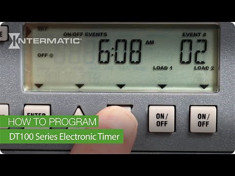 How to Program the DT100 Series Electronic Timer