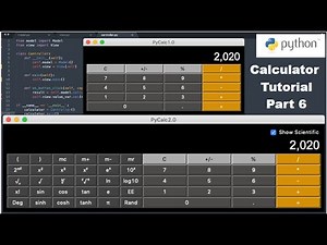 Python Tutorial: GUI Calculator with Model View Controller #6