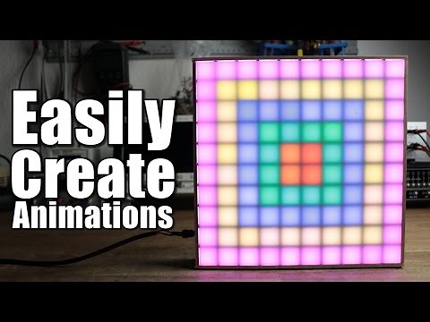 How to Easily create Animations for your LED Matrix