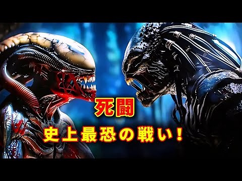 プレデターが仲間の仇を討つためエイリアン一族を皆殺し！｜古代ピラミッドの死闘2!【映画紹介】