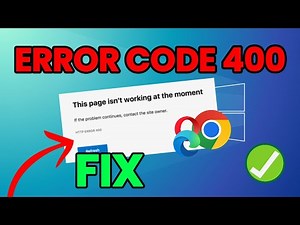 How to Fix the 400 Bad Request Error in 3 Easy Steps