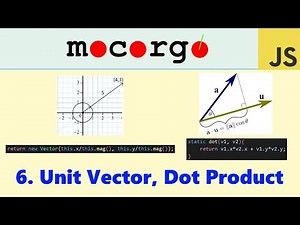 2D Physics Engine from Scratch (JS) 06: Unit Vector, Dot Product