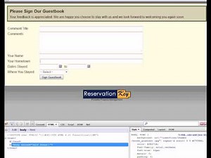Adding A Guestbook To Your Website