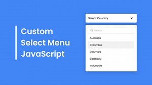 Create A Custom Select Menu in HTML CSS & JavaScript