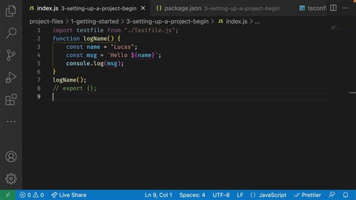 Primitive Types: boolean, string, and number