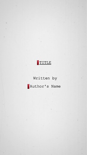 Introduction to Script Formatting for Films