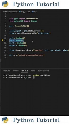 Adding Images To PowerPoint Presentations With Python | Python Tutorial