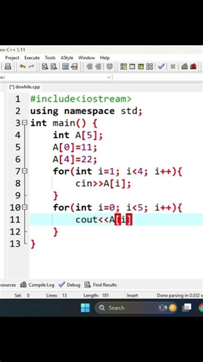 C++ Array Example || Taking User Input in Array || Store & Display Values in C++