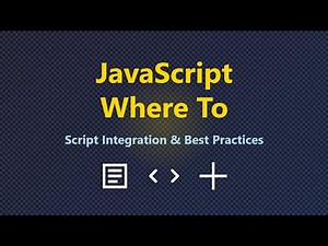 JavaScript Integration: Where to Put Your Code for Optimal Performance