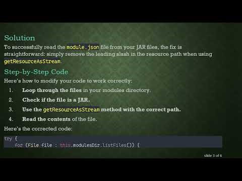 How to Read JSON Files from JAR in Java