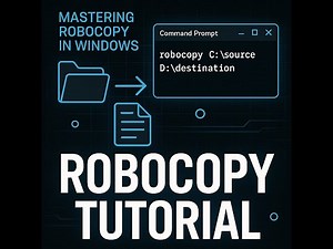 Robocopy in Windows
