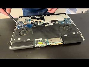 Alienware m17 R4 Laptop. Easy DIY at home disassembly, repair or upgrade: RAM, SSD battery and more