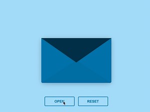 Envelope Open Animation with Hearts