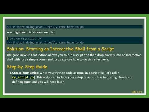 How to Start a Shell from a Python Script