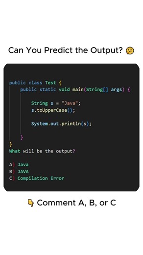 Java String Trick 😳 Most Beginners Get This Wrong! #shorts #coding