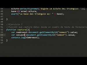 Capturar datos a través de formulario utilizando funciones en JavaScript
