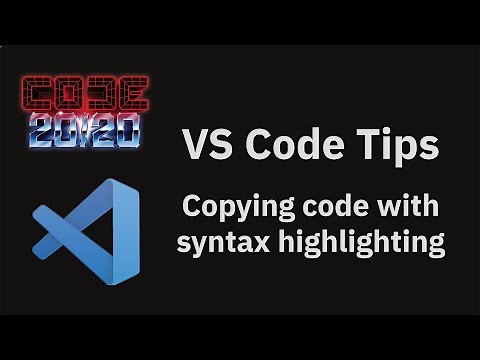 VS Code tips — Copying code with syntax highlighting