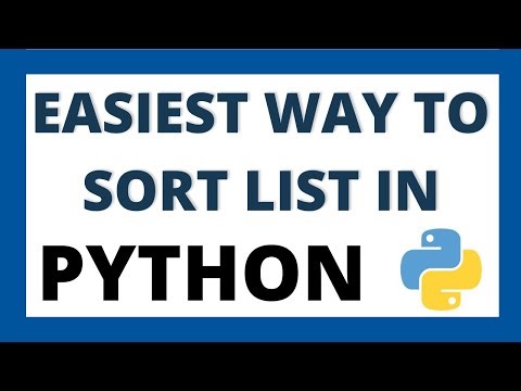 Sort list in python - easiest way to sort in ascending and descending order